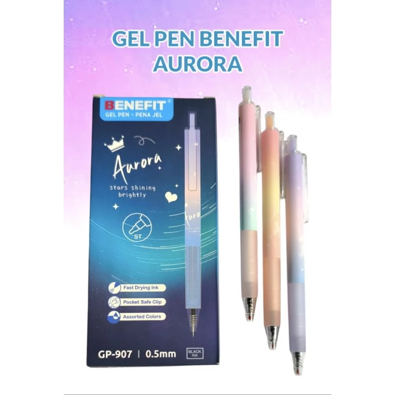 GEL PEN BENEFIT GP-907 AURORA 0,5mm