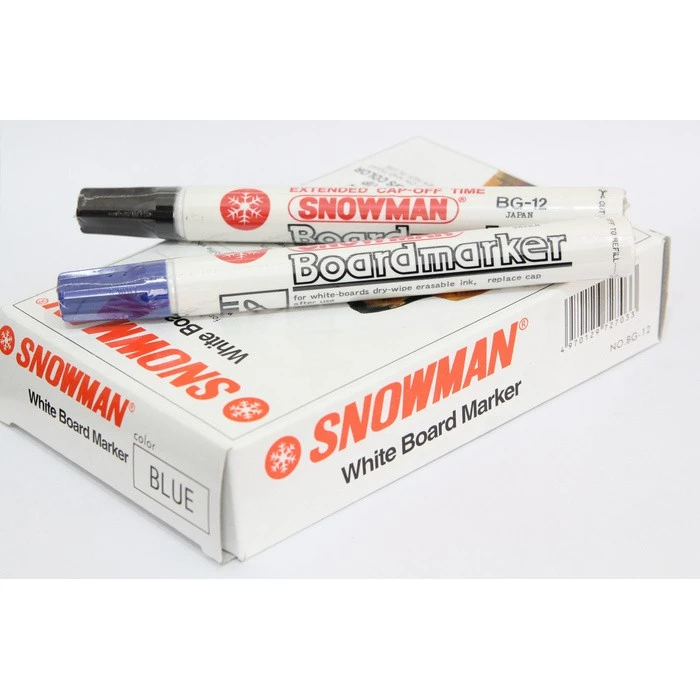 SNOWMAN SPIDOL Whiteboard Marker Spidol Papan Putih BG-12