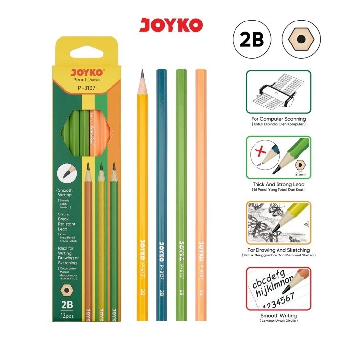 JOYKO Pensil Pencil P-8137 2B