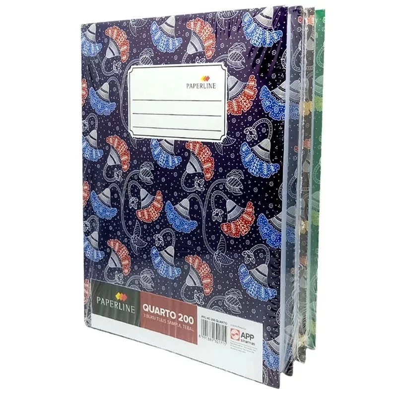 Buku HardCover Kwarto A5 200 Lembar Paperline